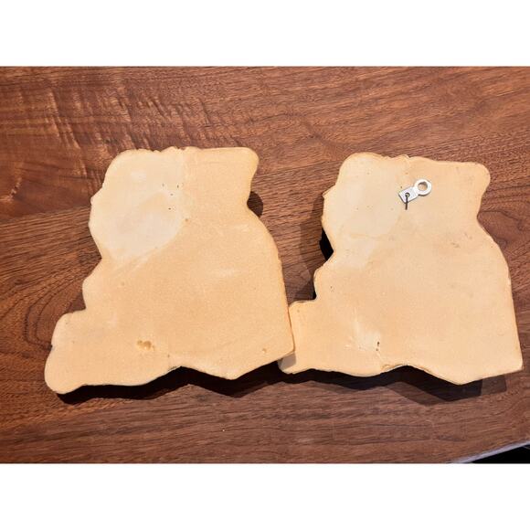 Vintage Plastic Clown And Teddy Bear Wall Hanging Frankie's Designs 85- Set of 2 - Picture 2 of 8